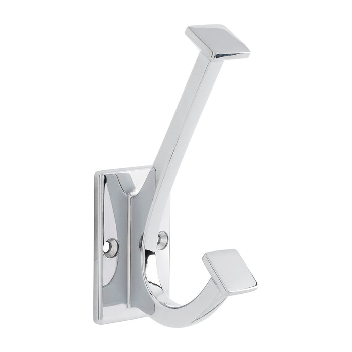 Hickory Hardware H077192-CH Skylight Collection Coat & Hat Hook 4-7/8 Inch (124mm) Long Chrome Finish