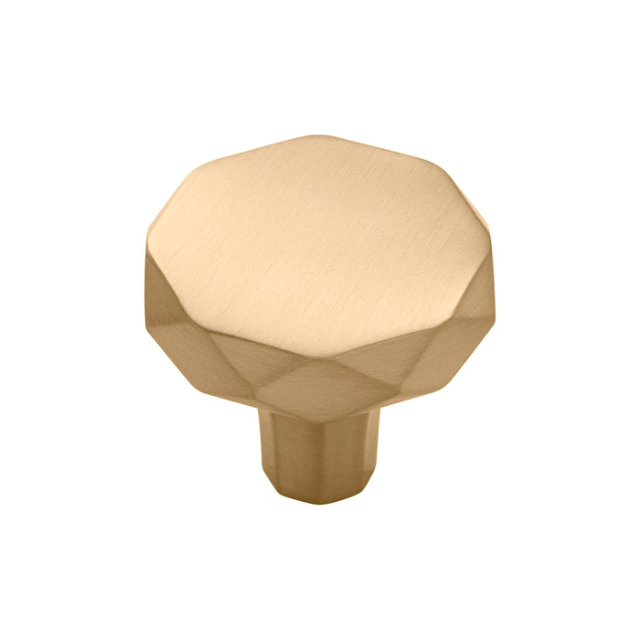 Hickory Hardware H077839CBZ Karat Collection Knob 1-1/4 Inch (32mm) Diameter Champagne Bronze Finish
