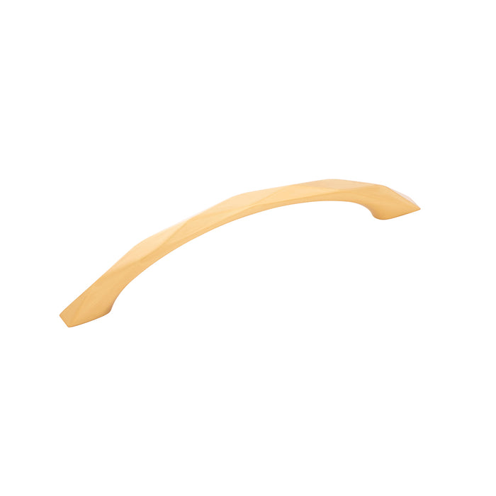 Hickory Hardware H077842BGB Karat Collection Pull 5-1/16 Inch (128mm) Center to Center Brushed Golden Brass Finish