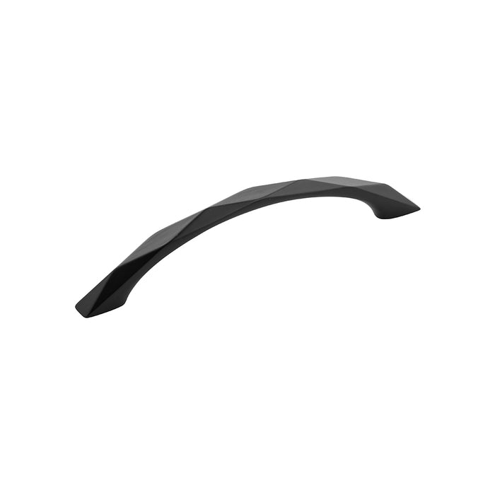 Hickory Hardware H077842MB Karat Collection Pull 5-1/16 Inch (128mm) Center to Center Matte Black Finish