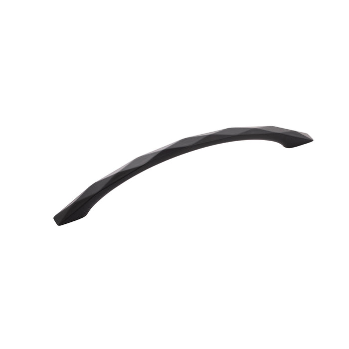 Hickory Hardware H077843MB Karat Collection Pull 6-5/16 Inch (160mm) Center to Center Matte Black Finish