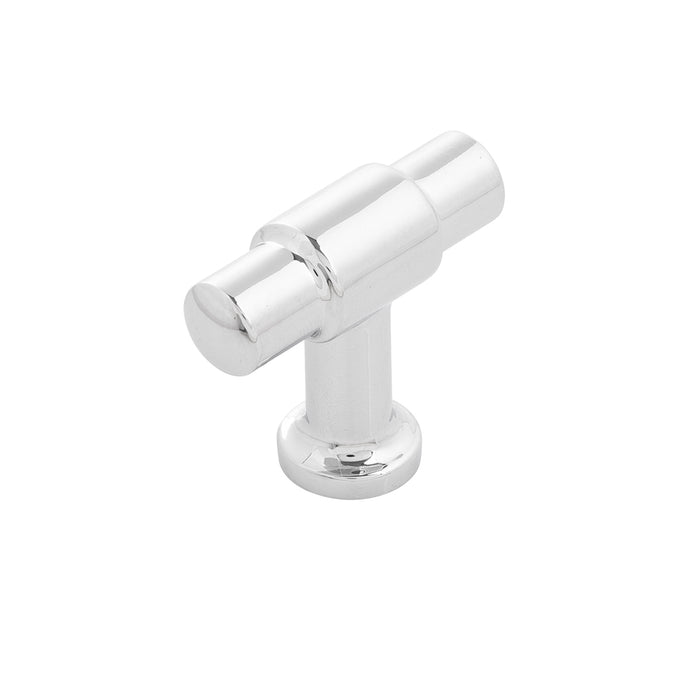 Hickory Hardware H077850CH Piper Collection T-Knob 1-5/8 Inch (41mm) X 5/8 Inch (16mm) Chrome Finish