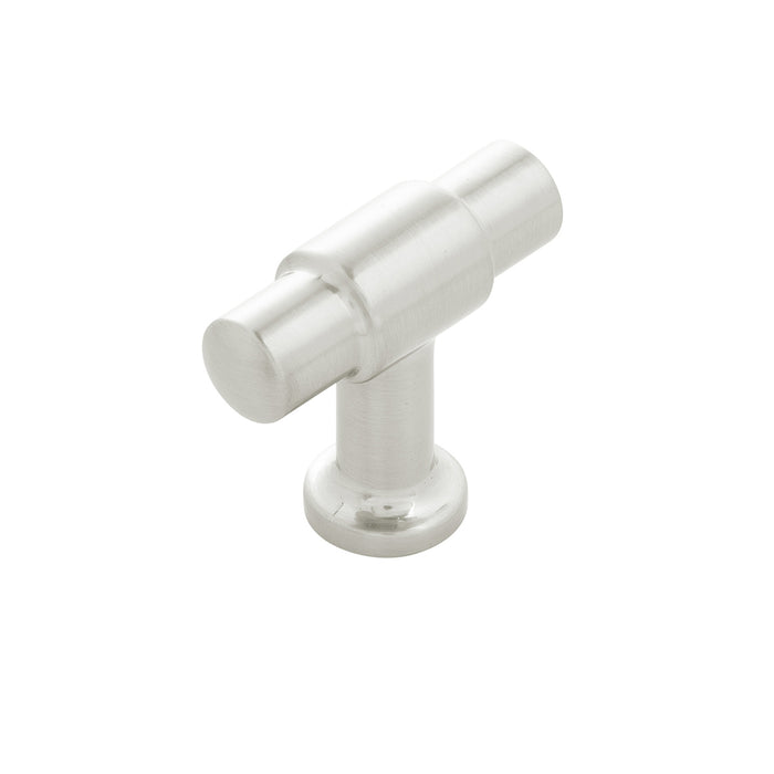 Hickory Hardware H077850SN Piper Collection T-Knob 1-5/8 Inch (41mm) X 5/8 Inch (16mm) Satin Nickel Finish