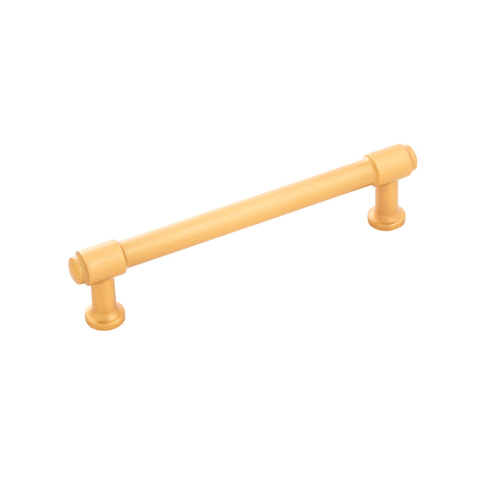 Hickory Hardware H077853BGB Piper Collection Pull 5-1/16 Inch (128mm) Center to Center Brushed Golden Brass Finish