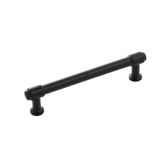 Hickory Hardware H077853MB Piper Collection Pull 5-1/16 Inch (128mm) Center to Center Matte Black Finish