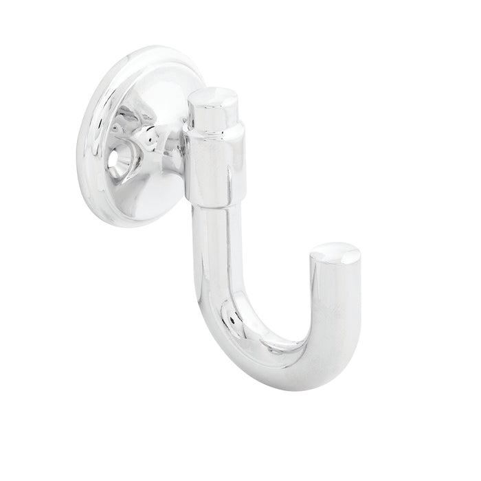 Hickory Hardware H077859CH Piper Collection Hook 1-1/8 Inch (29mm) Center to Center Chrome Finish
