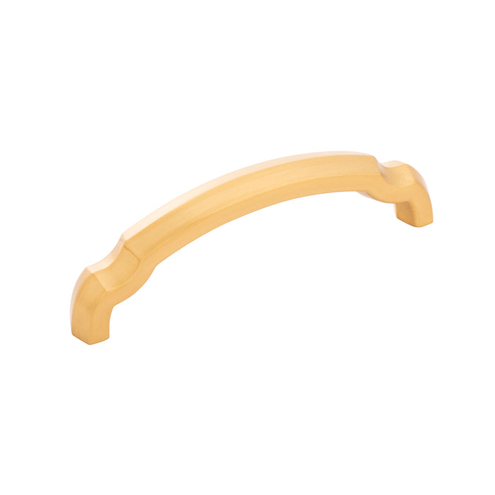 Hickory Hardware H077863BGB Veranda Collection Pull 3-3/4 Inch (96mm) Center to Center Brushed Golden Brass Finish