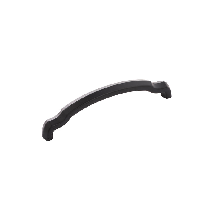 Hickory Hardware H077864MB Veranda Collection Pull 5-1/16 Inch (128mm) Center to Center Matte Black Finish