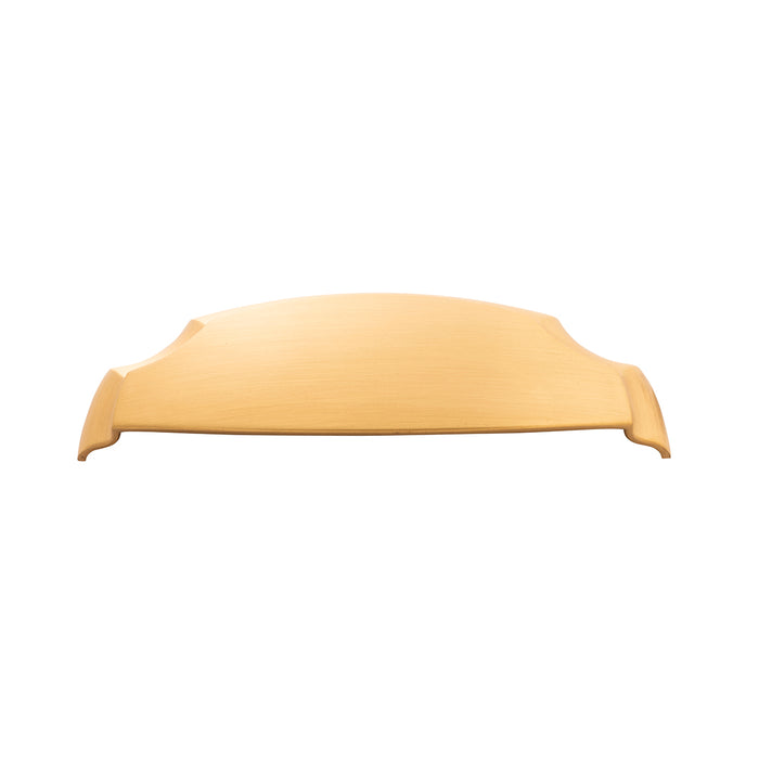 Hickory Hardware H077872BGB Veranda Collection Cup Pull 3 Inch (76mm) & 3-3/4 Inch (96mm) Center to Center Brushed Golden Brass Finish