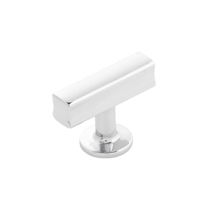 Hickory Hardware H077878CH Woodward Collection T-Knob 1-15/16 Inch (49mm) X 15/16 Inch (24mm) Chrome Finish