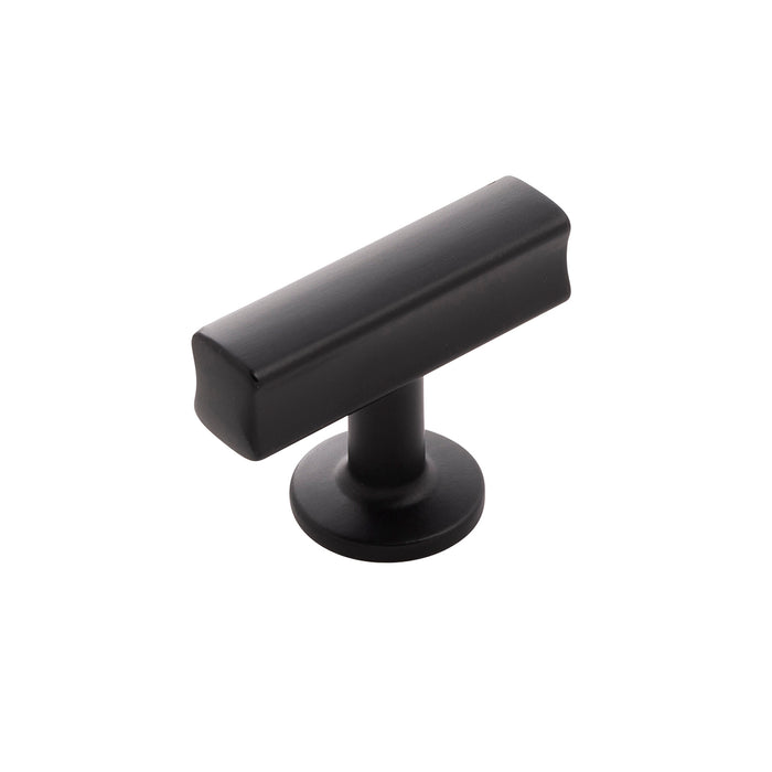 Hickory Hardware H077878MB Woodward Collection T-Knob 1-15/16 Inch (49mm) X 15/16 Inch (24mm) Matte Black Finish