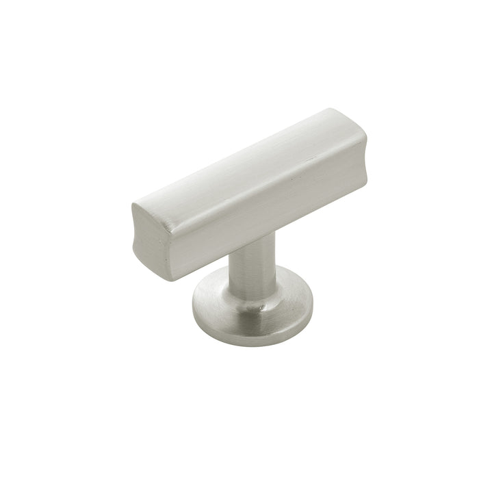 Hickory Hardware H077878SN Woodward Collection T-Knob 1-15/16 Inch (49mm) X 15/16 Inch (24mm) Satin Nickel Finish