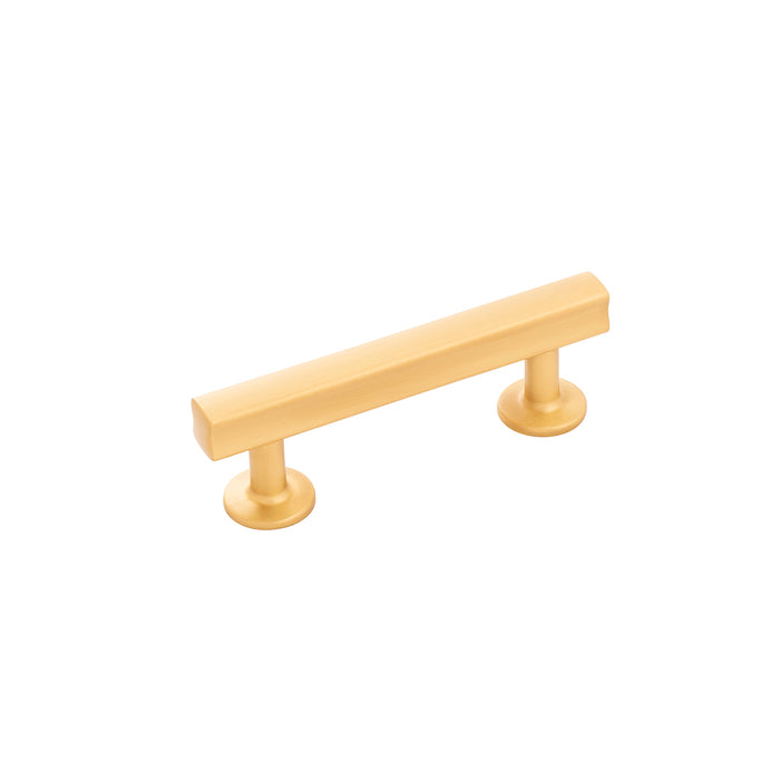 Hickory Hardware H077880BGB Woodward Collection Pull 3 Inch (76mm) Center to Center Brushed Golden Brass Finish