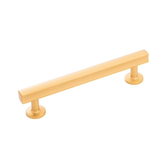 Hickory Hardware H077882BGB Woodward Collection Pull 5-1/16 Inch (128mm) Center to Center Brushed Golden Brass Finish