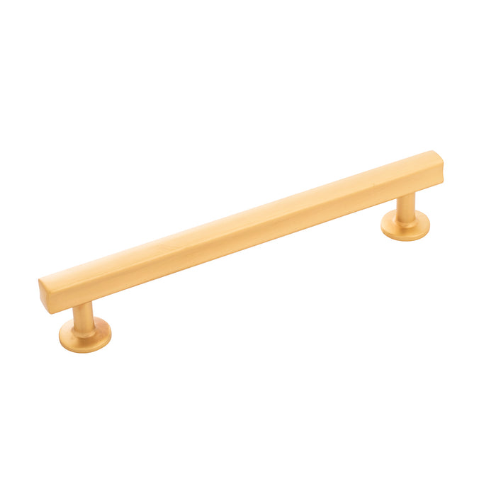 Hickory Hardware H077883BGB Woodward Collection Pull 6-5/16 Inch (160mm) Center to Center Brushed Golden Brass Finish