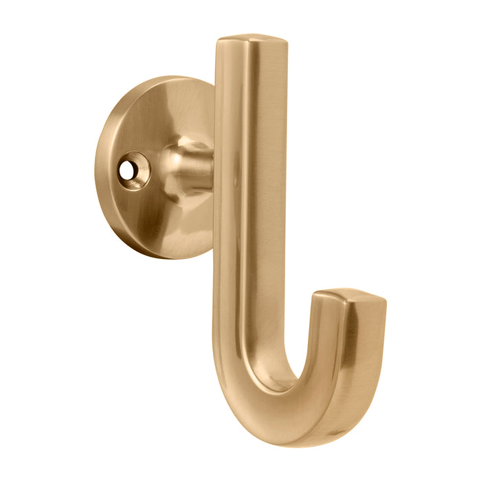 Hickory Hardware H077888CBZ Woodward Collection Hook 1-1/8 Inch (29mm) Center to Center Champagne Bronze Finish