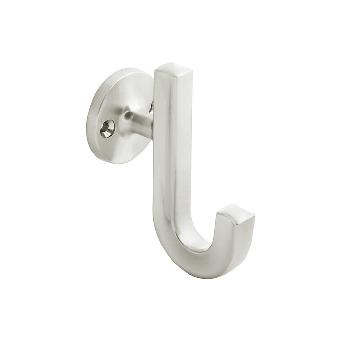 Hickory Hardware H077888SN Woodward Collection Hook 1-1/8 Inch (29mm) Center to Center Satin Nickel Finish