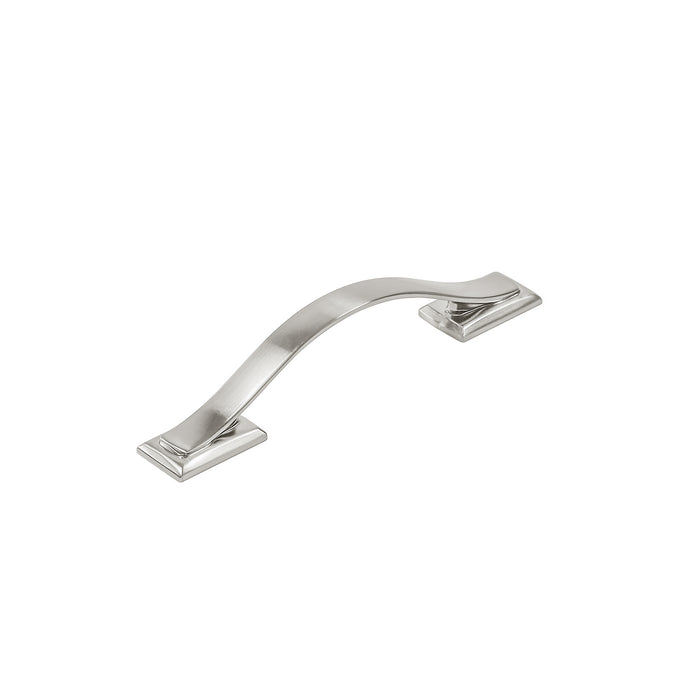 Hickory Hardware H078771SN Dover Collection Pull 3-3/4 Inch (96mm) Center to Center Satin Nickel Finish