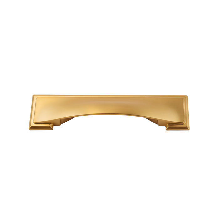 Hickory Hardware H078775BGB Dover Collection Cup Pull 3 Inch (76mm), 3-3/4 Inch (96mm) & 5-1/16 Inch (128mm) Center to Center Brushed Golden Brass Finish