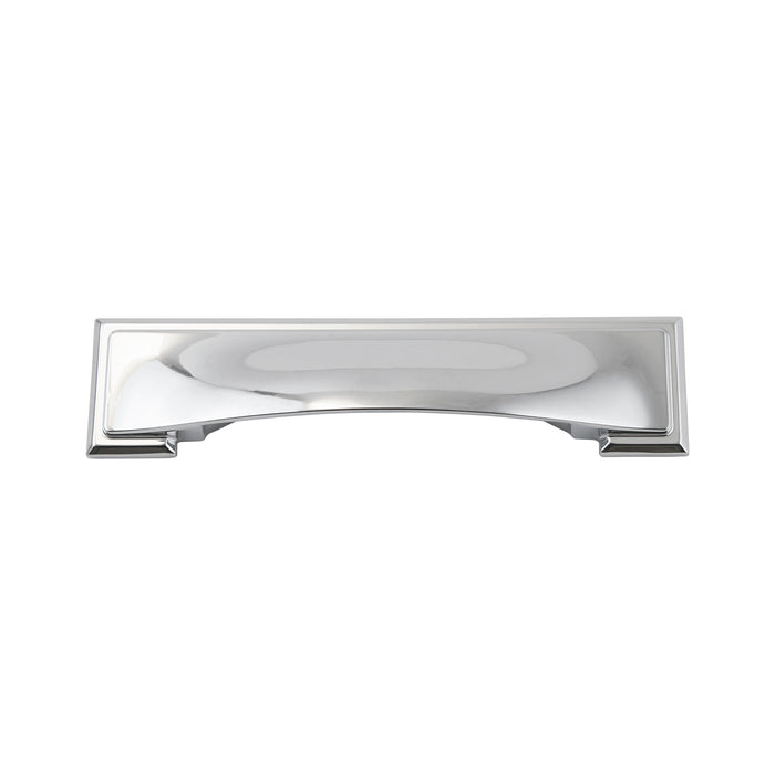 Hickory Hardware H078775CH Dover Collection Cup Pull 3 Inch (76mm), 3-3/4 Inch (96mm) & 5-1/16 Inch (128mm) Center to Center Chrome Finish
