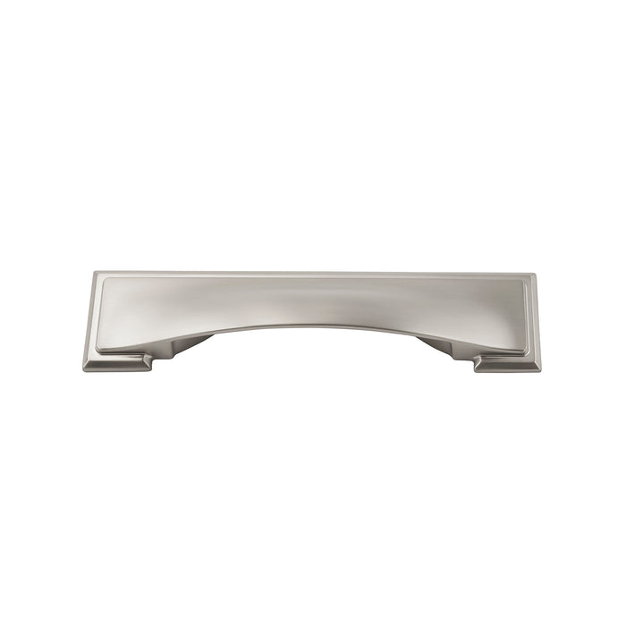 Hickory Hardware H078775SN Dover Collection Cup Pull 3 Inch (76mm), 3-3/4 Inch (96mm) & 5-1/16 Inch (128mm) Center to Center Satin Nickel Finish