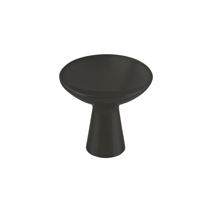 Hickory Hardware H078776MB Maven Collection Knob 1-1/4 Inch (32mm) Diameter Matte Black Finish