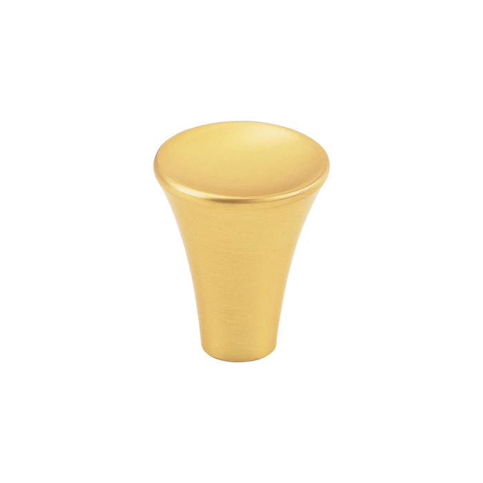Hickory Hardware H078777BGB Maven Collection Knob 15/16 Inch (24mm) Diameter Brushed Golden Brass Finish