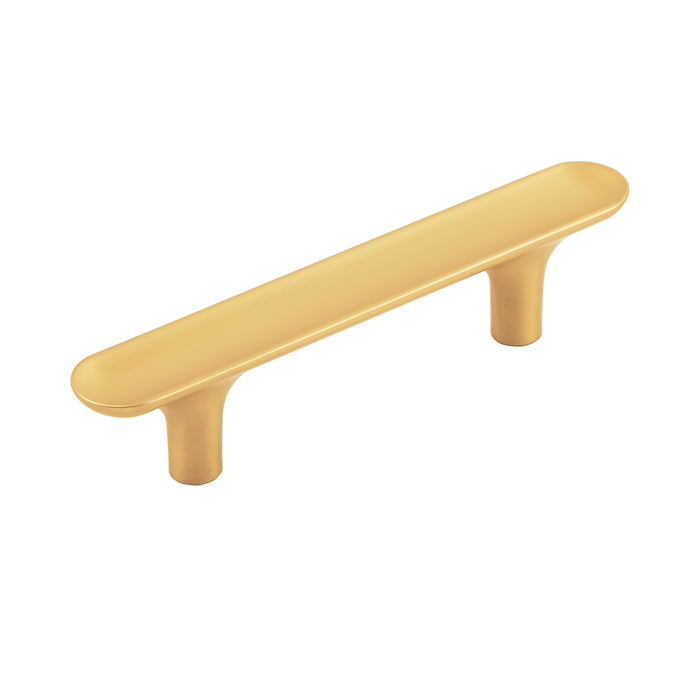 Hickory Hardware H078778BGB Maven Collection Pull 3 Inch (76mm) Center to Center Brushed Golden Brass Finish