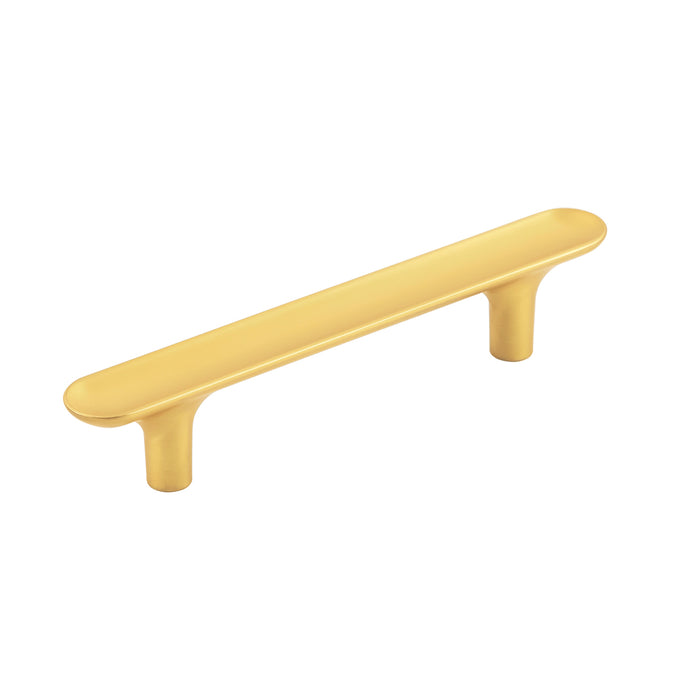Hickory Hardware H078779BGB Maven Collection Pull 3-3/4 Inch (96mm) Center to Center Brushed Golden Brass Finish