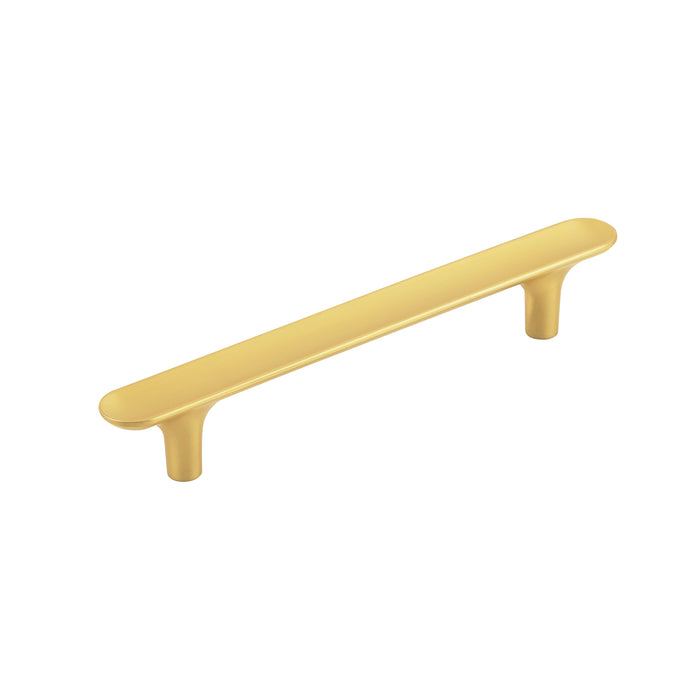 Hickory Hardware H078780BGB Maven Collection Pull 5-1/16 Inch (128mm) Center to Center Brushed Golden Brass Finish