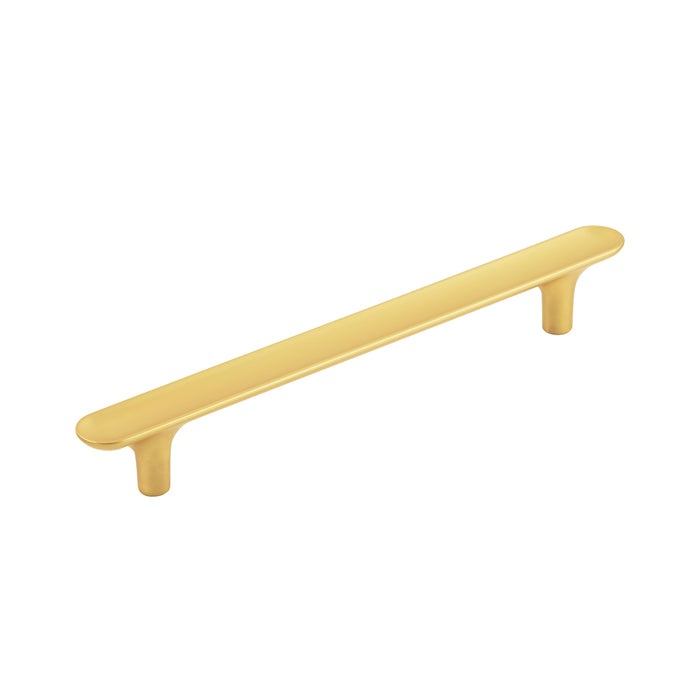 Hickory Hardware H078781BGB Maven Collection Pull 6-5/16 Inch (160mm) Center to Center Brushed Golden Brass Finish