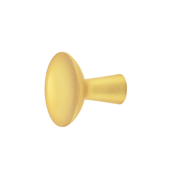 Hickory Hardware H078782BGB Maven Collection Hook Knob 2-5/16 Inch (59mm) Diameter Brushed Golden Brass Finish