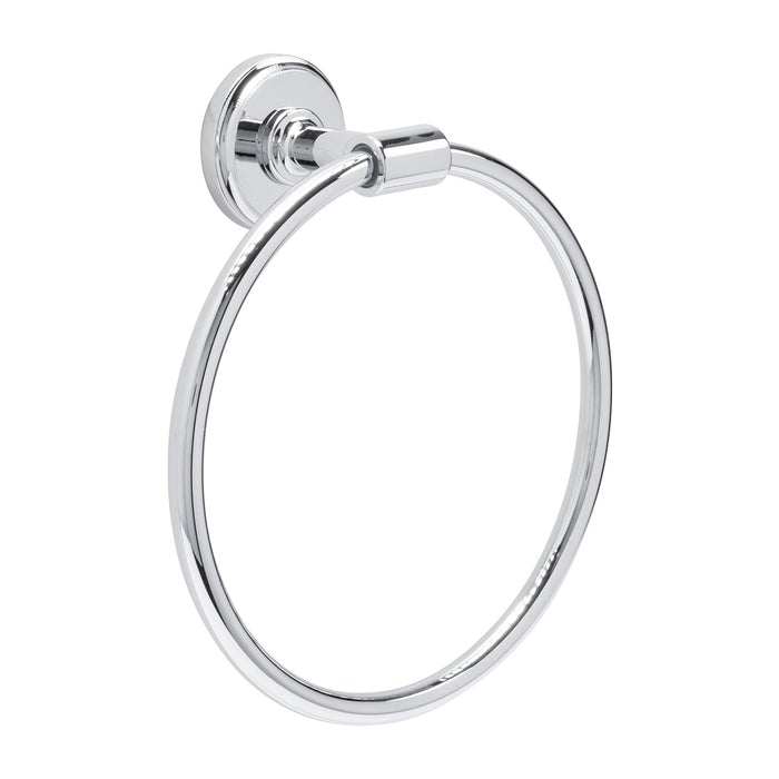 Hickory Hardware H079278-CH Piper Collection Towel Ring 7-1/4 Inch (184mm) x 6-1/2 Inch (165mm) Chrome Finish