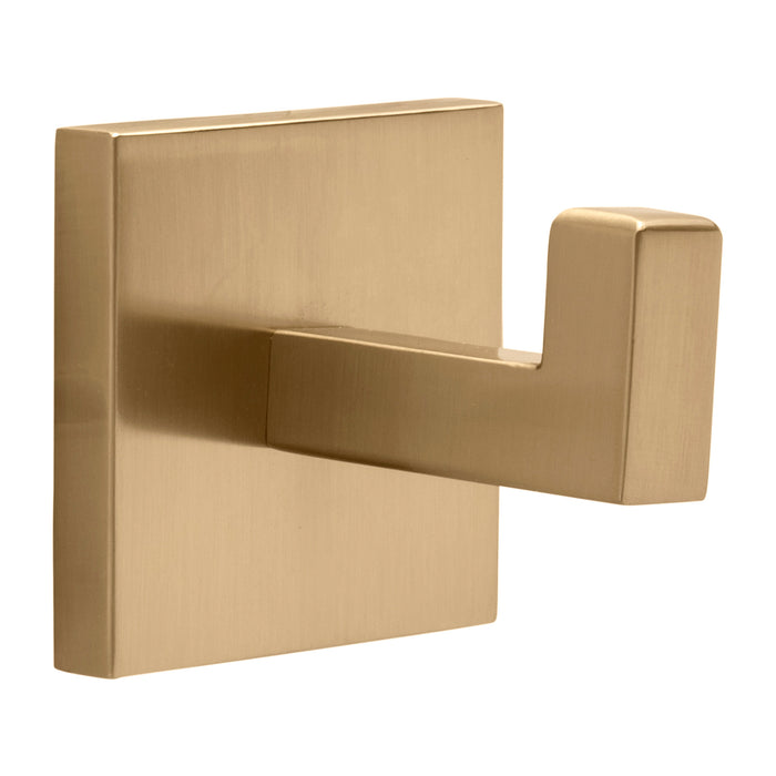 Hickory Hardware H079292-CBZ Skylight Collection Robe Hook 2-3/16 Inch (56mm) Square Champagne Bronze Finish