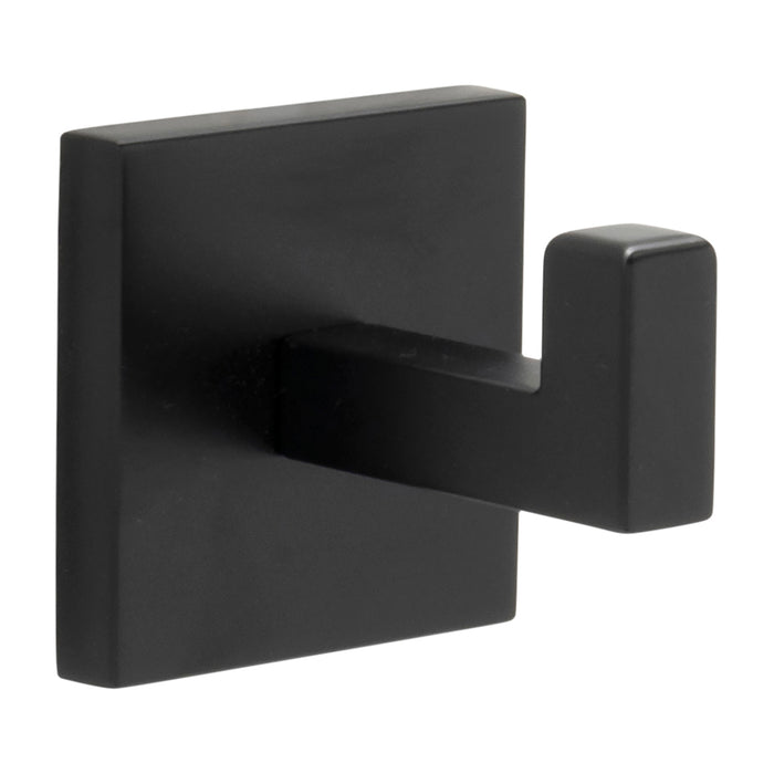 Hickory Hardware H079292-MB Skylight Collection Robe Hook 2-3/16 Inch (56mm) Square Matte Black Finish
