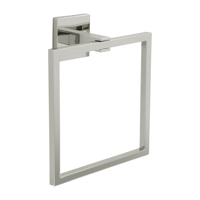 Hickory Hardware H079294-14 Skylight Collection Towel Ring 7-7/16 Inch (189mm) x 6-1/2 Inch (165mm) Polished Nickel Finish