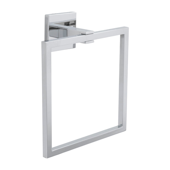 Hickory Hardware H079294-CH Skylight Collection Towel Ring 7-7/16 Inch (189mm) x 6-1/2 Inch (165mm) Chrome Finish