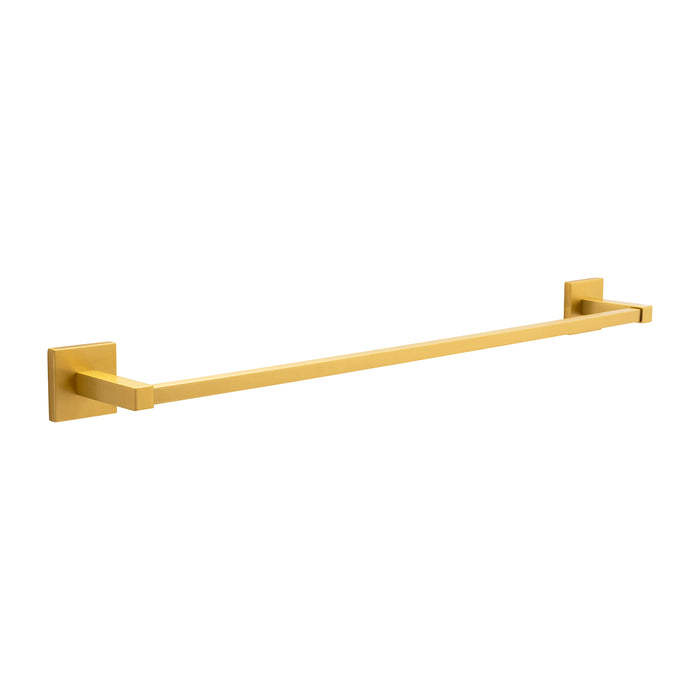 Hickory Hardware H079296-BGB Skylight Collection Towel Bar 24 Inch (610mm) Center to Center Brushed Golden Brass Finish