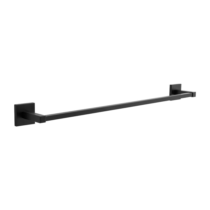 Hickory Hardware H079296-MB Skylight Collection Towel Bar 24 Inch (610mm) Center to Center Matte Black Finish