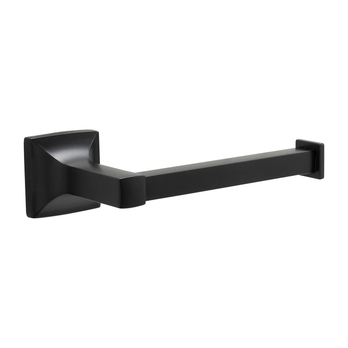 Hickory Hardware H079310-MB Studio Collection Toilet Paper Holder 7-5/16 Inch (186mm) Long Matte Black Finish