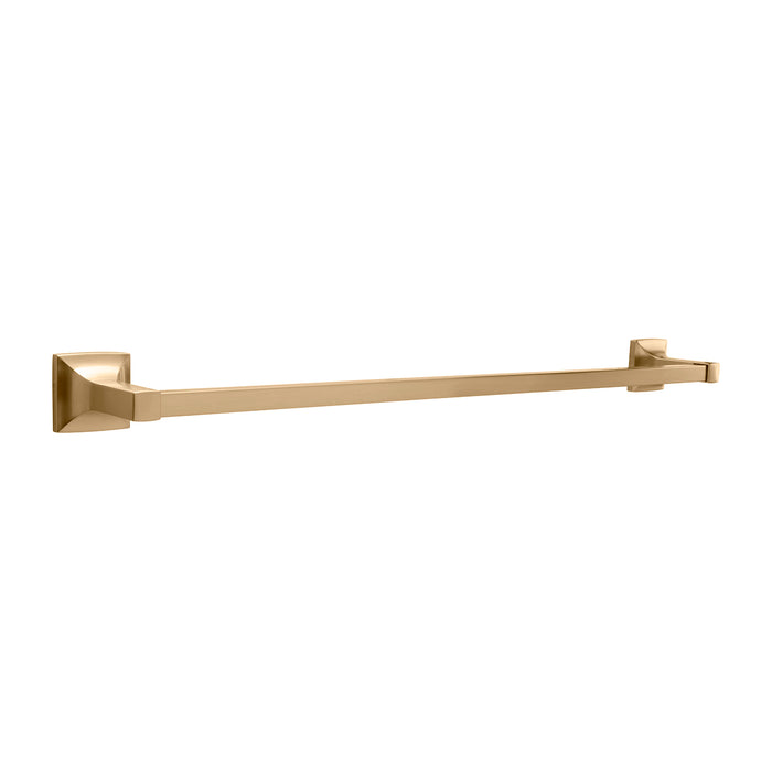 Hickory Hardware H079313-CBZ Studio Collection Towel Bar 24 Inch (610mm) Center to Center Champagne Bronze Finish