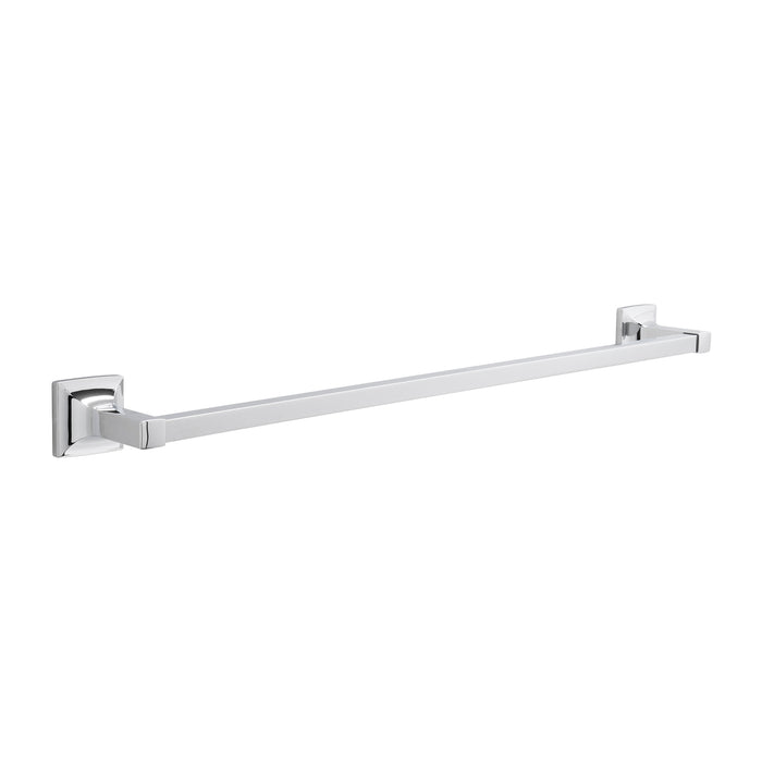 Hickory Hardware H079313-CH Studio Collection Towel Bar 24 Inch (610mm) Center to Center Chrome Finish