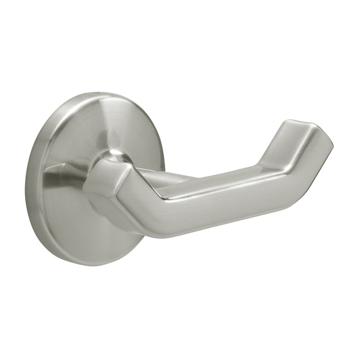Hickory Hardware H079324-SN Woodward Collection Robe Hook Double Prong 3-3/4 Inch (95mm) Wide Satin Nickel Finish