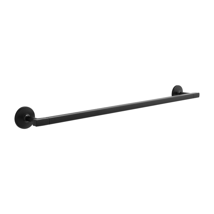 Hickory Hardware H079328-MB Woodward Collection Towel Bar 24 Inch (610mm) Center to Center Matte Black Finish