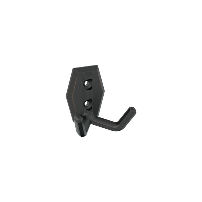 Amerock H37008ORB Benton Double Prong Oil-Rubbed Bronze Decorative Wall Hook