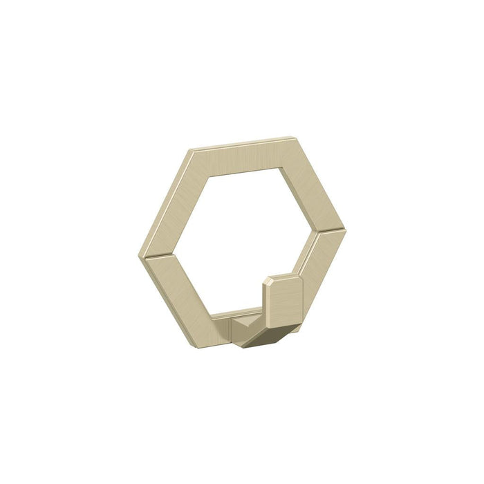 Amerock HBX37015BBZ Prismo Single Prong Golden Champagne Decorative Wall Hook