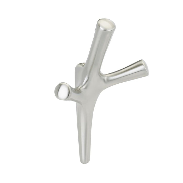 Amerock HBX37016G10 Kodiak Triple Prong Satin Nickel Decorative Wall Hook