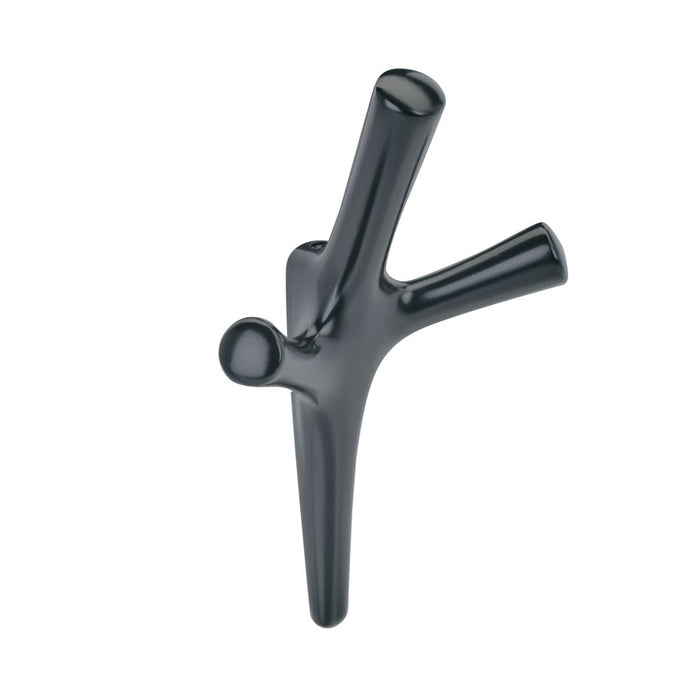 Amerock HBX37016MB Kodiak Triple Prong Matte Black Decorative Wall Hook