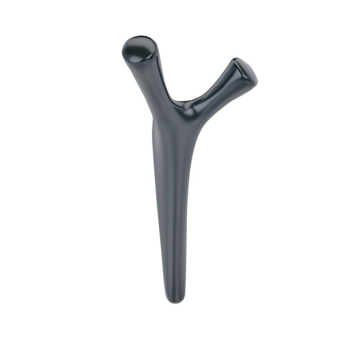 Amerock HBX37017MB Kodiak Double Prong Matte Black Decorative Wall Hook