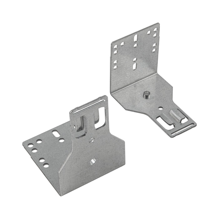 Hickory Hardware HH075215-2C Socket Rear Mount for Hickory Hardware® Undermount Drawer Slide HH075213 / HH075214 Cadmium Finish (2 Pack)